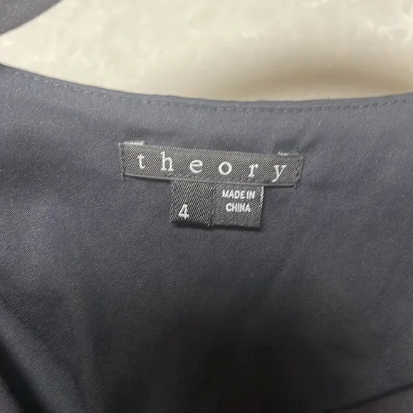 Theory Eitara V Neck Sleeveless black dress GUC - Picture 4 of 9